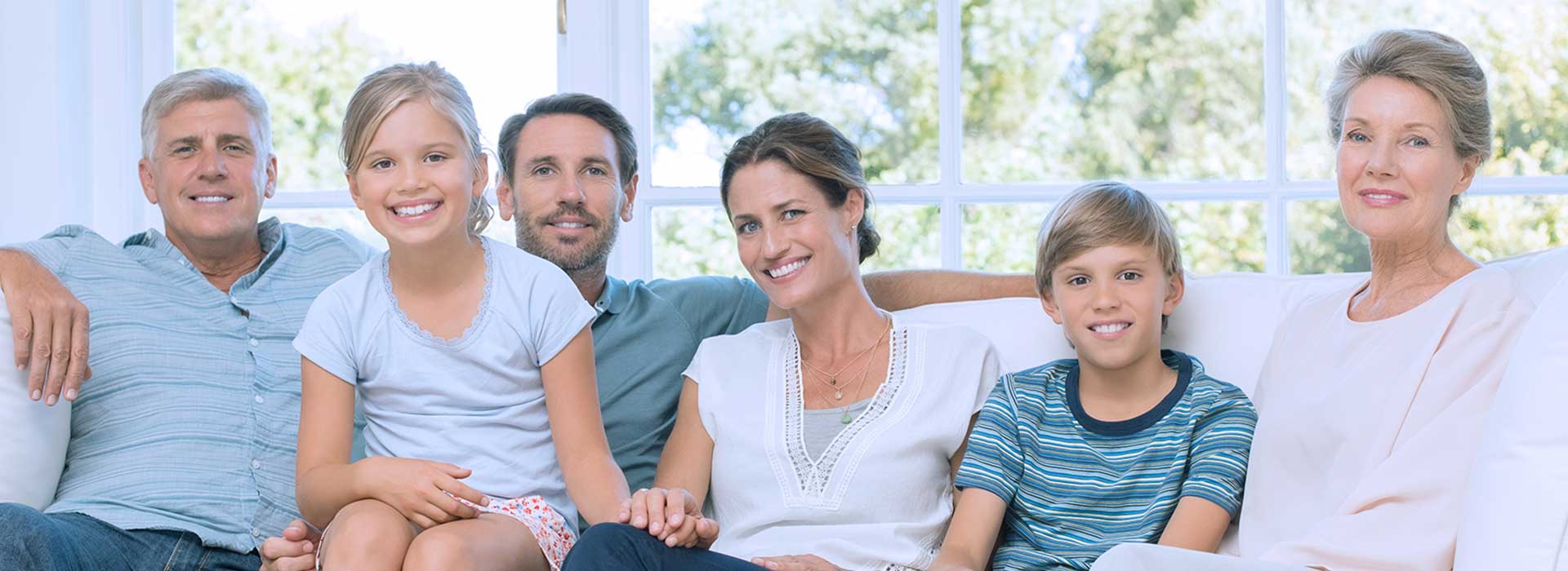 photo of smiling family